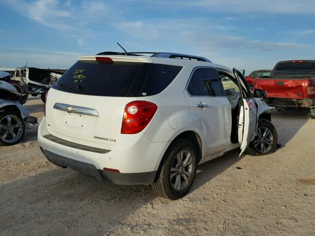 2GNFLGEKXD6271480 - 2013 CHEVROLET EQUINOX WHITE photo 4