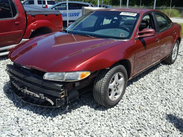 1G2WK52J62F213045 - 2002 PONTIAC GRAND PRIX BURGUNDY photo 2