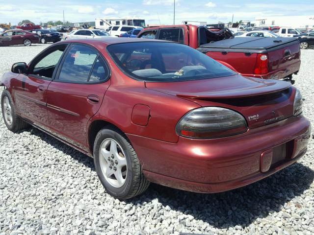 1G2WK52J62F213045 - 2002 PONTIAC GRAND PRIX BURGUNDY photo 3