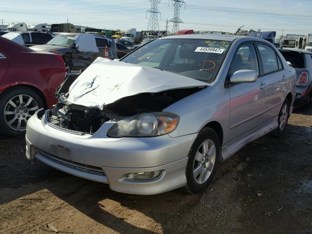 1NXBR32E88Z023129 - 2008 TOYOTA COROLLA SILVER photo 2