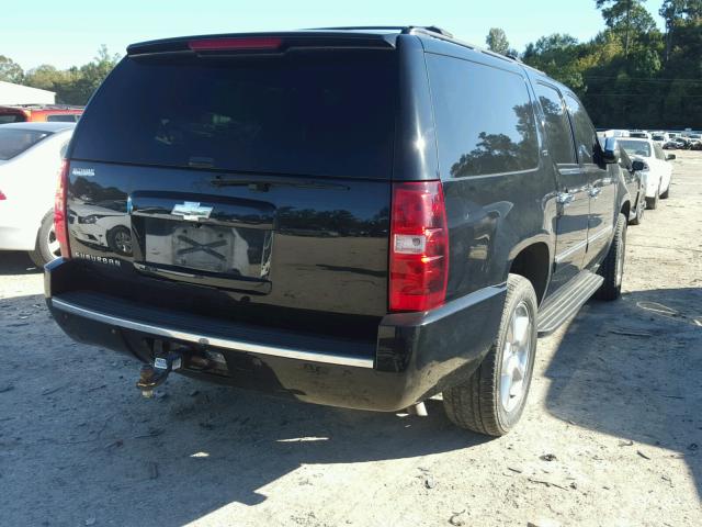 1GNSCKE06ER141122 - 2014 CHEVROLET SUBURBAN C BLACK photo 4