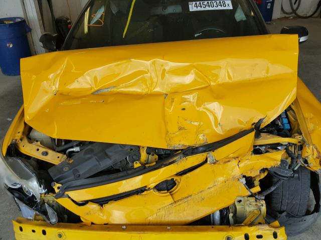 JTKJF5C7XC3025086 - 2012 TOYOTA SCION TC 黄色 照片 7