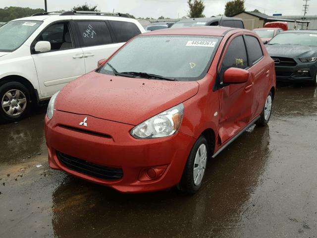 ML32A3HJXFH057775 - 2015 MITSUBISHI MIRAGE DE RED photo 2