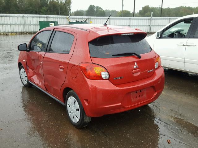 ML32A3HJXFH057775 - 2015 MITSUBISHI MIRAGE DE RED photo 3