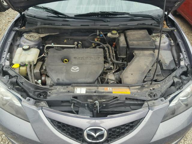 JM1BK32F081174226 - 2008 MAZDA 3 GRAY photo 7