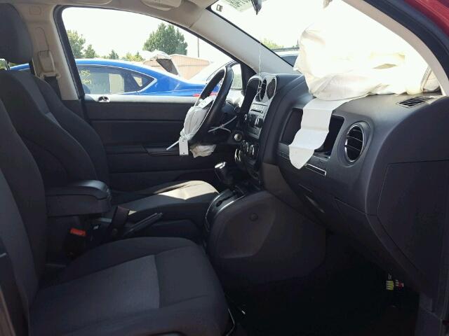 1J4NT1FA4AD677043 - 2010 JEEP COMPASS SP RED photo 5