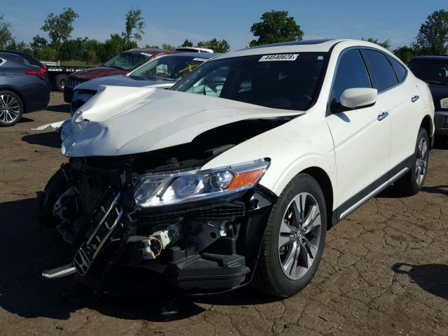 5J6TF2H56EL001628 - 2014 HONDA CROSSTOUR WHITE photo 2