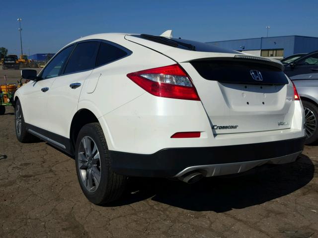 5J6TF2H56EL001628 - 2014 HONDA CROSSTOUR WHITE photo 3