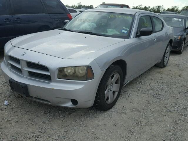 2B3KA43R08H257076 - 2008 DODGE CHARGER GRAY photo 2