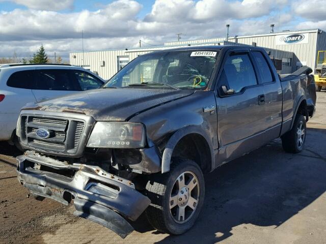 1FTPX14554NA75551 - 2004 FORD F150 GRAY photo 2