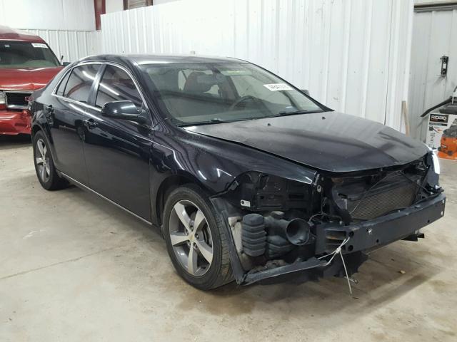 1G1ZC5E10BF101318 - 2011 CHEVROLET MALIBU 1LT BLACK photo 1