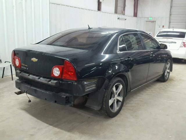 1G1ZC5E10BF101318 - 2011 CHEVROLET MALIBU 1LT BLACK photo 4