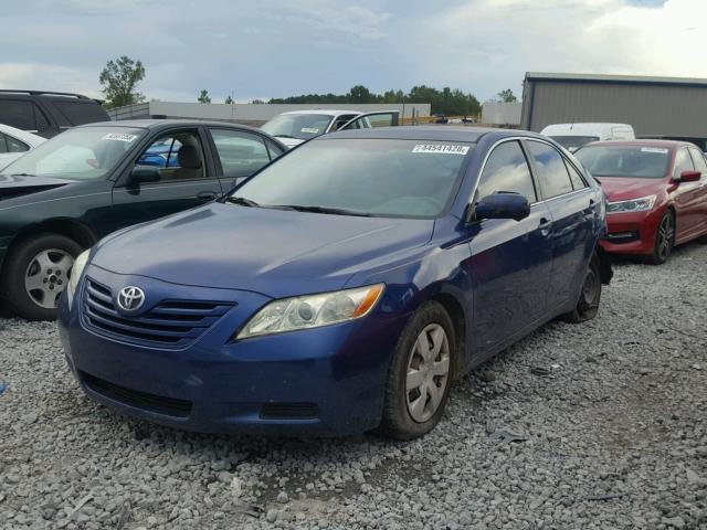 4T1BE46K69U298422 - 2009 TOYOTA CAMRY BLUE photo 2