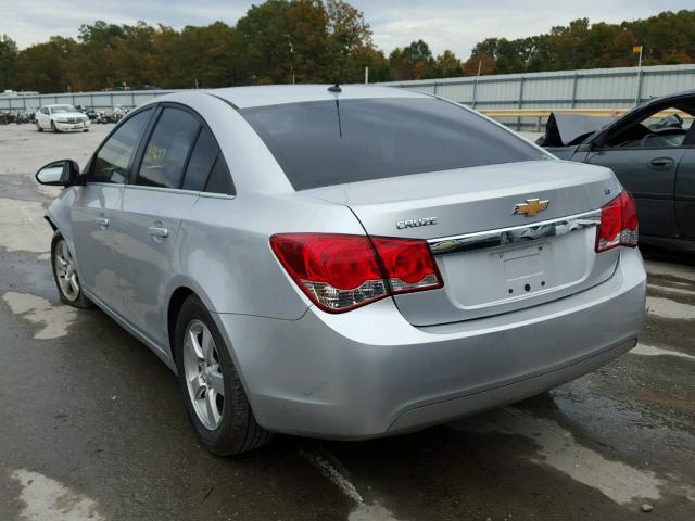 1G1PE5S94B7257903 - 2011 CHEVROLET CRUZE LT SILVER photo 3