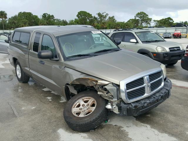 1D7HE42P97S160534 - 2007 DODGE DAKOTA SLT GOLD photo 1