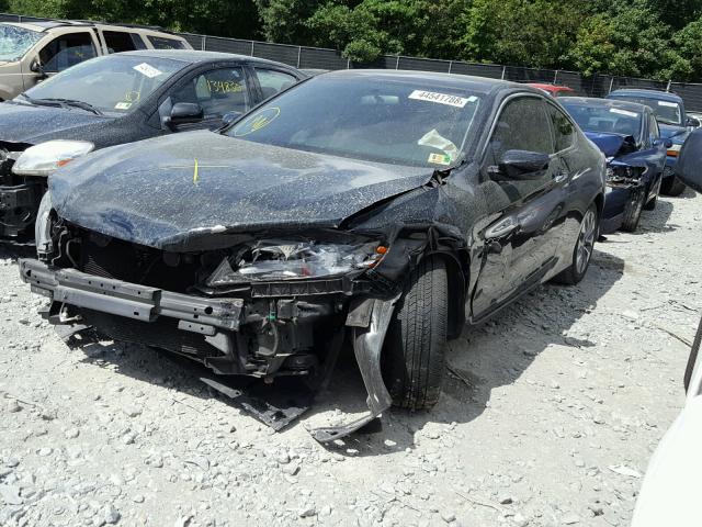 1HGCT1B37EA013915 - 2014 HONDA ACCORD LX- BLACK photo 2