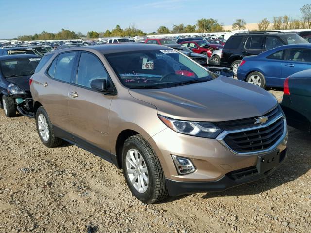 2GNAXHEV8J6173266 - 2018 CHEVROLET EQUINOX LS BROWN photo 1