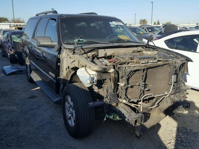 1FMFK15538LA57832 - 2008 FORD EXPEDITION BLACK photo 1