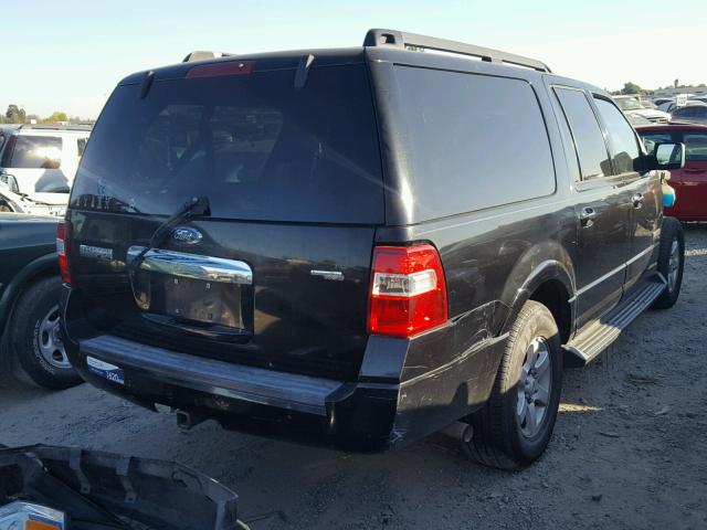 1FMFK15538LA57832 - 2008 FORD EXPEDITION BLACK photo 4