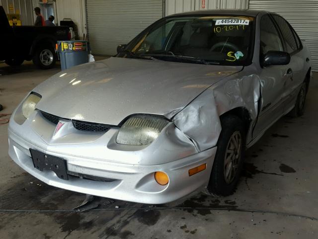 1G2JB524117354926 - 2001 PONTIAC SUNFIRE SE SILVER photo 2