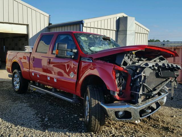 1FT7W2BT4FEB49247 - 2015 FORD F250 RED photo 1