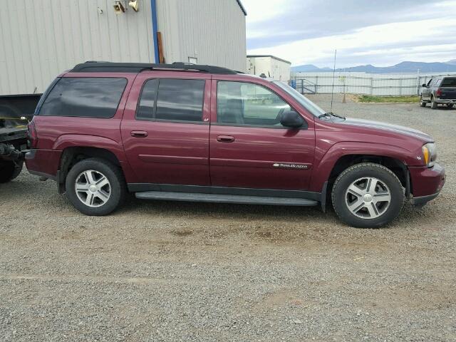 1GNET16PX46168939 - 2004 CHEVROLET TRAILBLAZE BURGUNDY photo 9