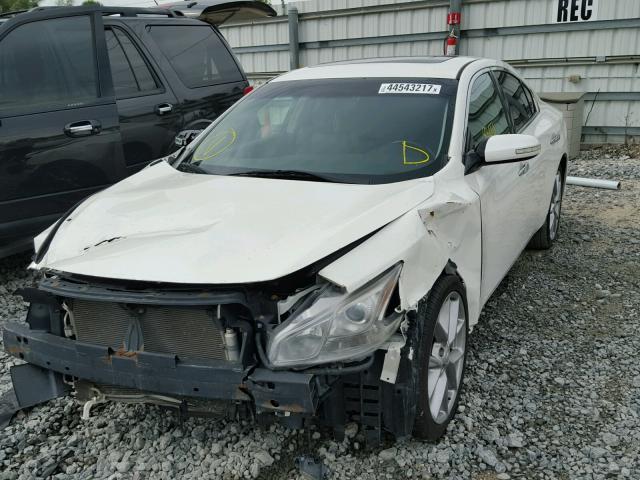 1N4AA5AP0AC850047 - 2010 NISSAN MAXIMA S WHITE photo 2