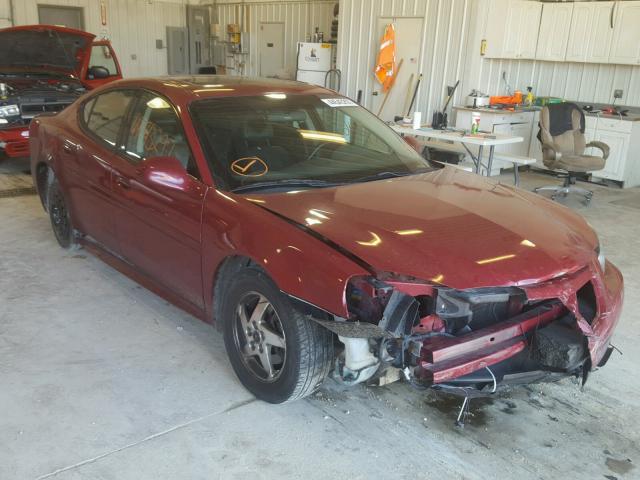 2G2WS522941285778 - 2004 PONTIAC GRAND PRIX BURGUNDY photo 1