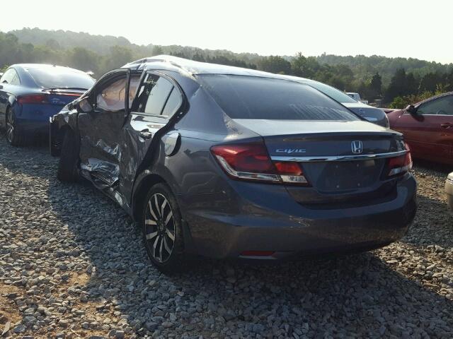 19XFB2F98EE068227 - 2014 HONDA CIVIC EXL 灰色 照片 3