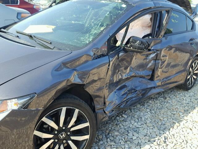 19XFB2F98EE068227 - 2014 HONDA CIVIC EXL 灰色 照片 9