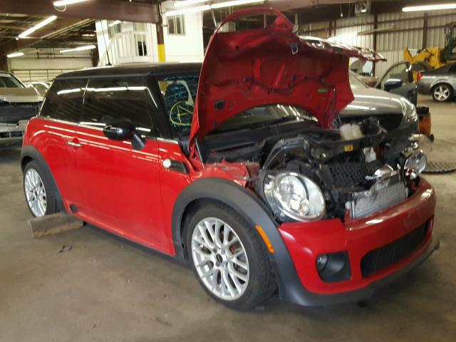 WMWSU3C53DT370950 - 2013 MINI COOPER RED photo 1