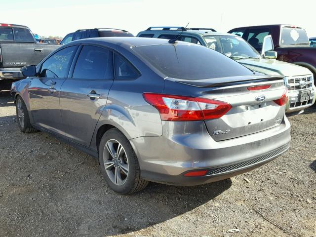 1FADP3F26EL298718 - 2014 FORD FOCUS SE GRAY photo 3