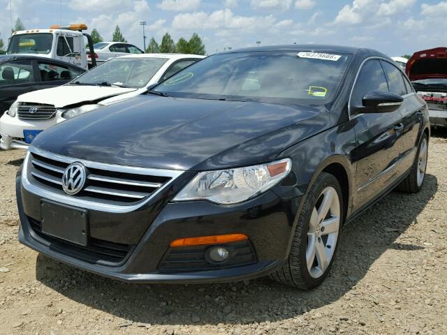 WVWHP7AN1CE504923 - 2012 VOLKSWAGEN CC LUXURY BLACK photo 2