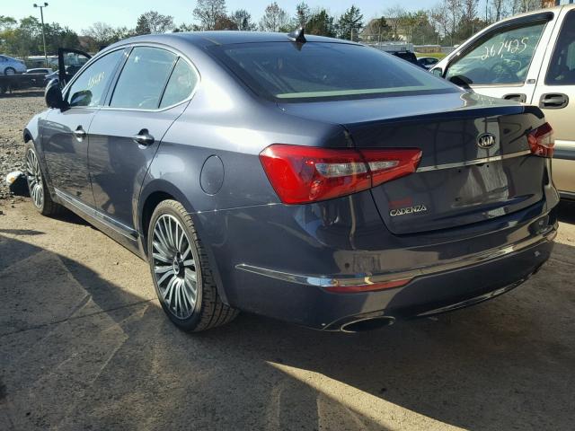 KNALN4D78F5178082 - 2015 KIA CADENZA PR GRAY photo 3