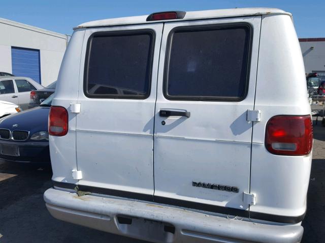 2B7HB21Y1TK151932 - 1996 DODGE RAM VAN B2 WHITE photo 6