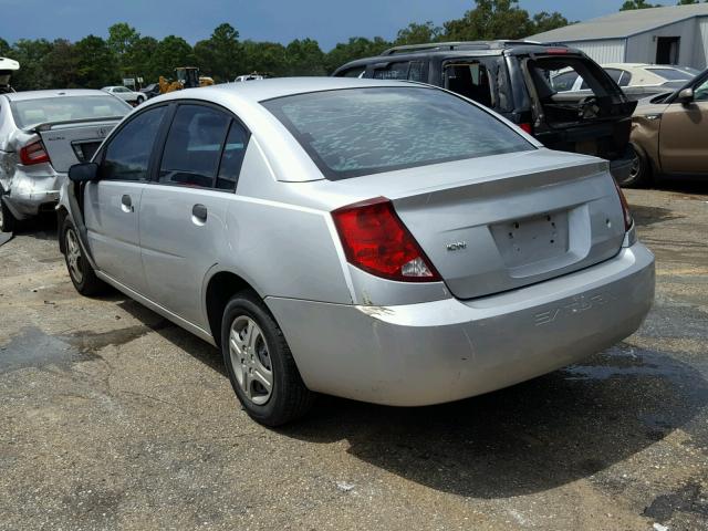 1G8AG52F54Z186578 - 2004 SATURN ION LEVEL SILVER photo 3