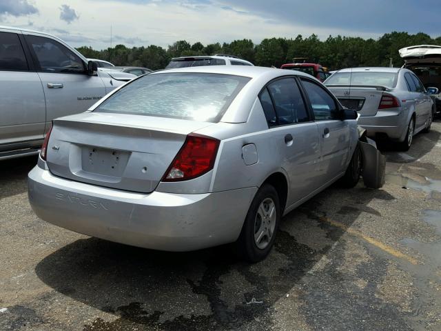 1G8AG52F54Z186578 - 2004 SATURN ION LEVEL SILVER photo 4