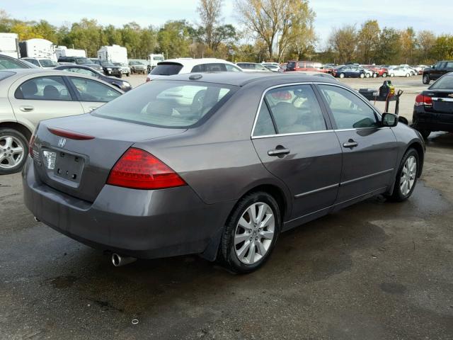 1HGCM66867A027176 - 2007 HONDA ACCORD EX TAN photo 4