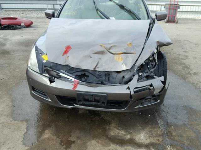 1HGCM66867A027176 - 2007 HONDA ACCORD EX TAN photo 9