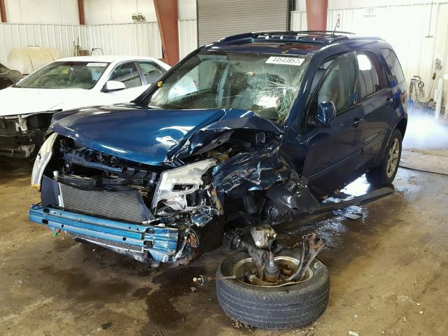 2CNDL73F076097585 - 2007 CHEVROLET EQUINOX BLUE photo 2