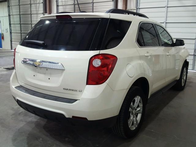 1GNALBEKXFZ127156 - 2015 CHEVROLET EQUINOX LT WHITE photo 4