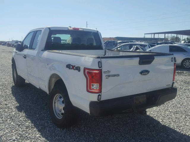 1FTFX1EF1GFC59144 - 2016 FORD F150 SUPER WHITE photo 3