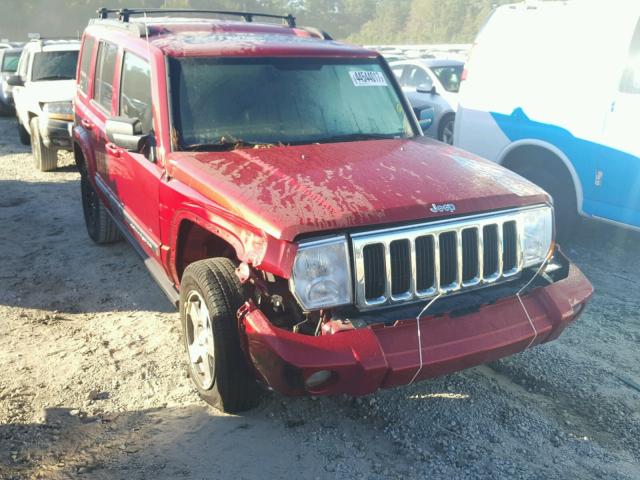 1J4RH4GT9AC144289 - 2010 JEEP COMMANDER RED photo 1