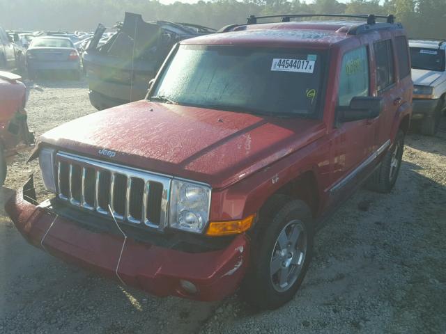 1J4RH4GT9AC144289 - 2010 JEEP COMMANDER წითელი ფოტო 2