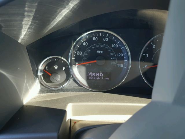 1J4RH4GT9AC144289 - 2010 JEEP COMMANDER წითელი ფოტო 8