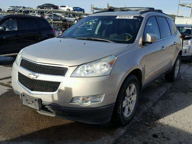 1GNLVFED4AS120894 - 2010 CHEVROLET TRAVERSE L TAN photo 2