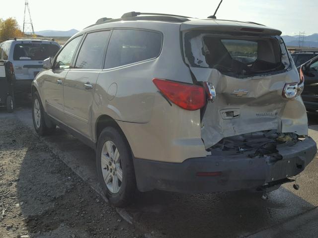 1GNLVFED4AS120894 - 2010 CHEVROLET TRAVERSE L TAN photo 3