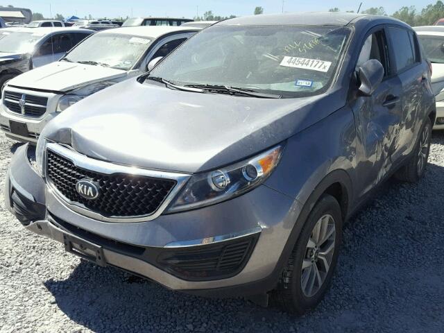 KNDPB3AC3G7847129 - 2016 KIA SPORTAGE L GRAY photo 2