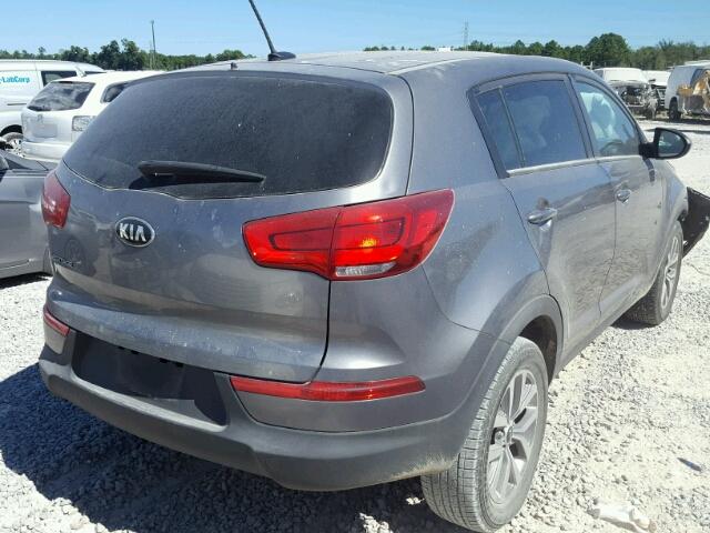 KNDPB3AC3G7847129 - 2016 KIA SPORTAGE L GRAY photo 4