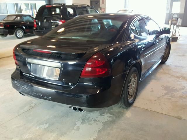 2G2WP522041339762 - 2004 PONTIAC GRAND PRIX BLACK photo 4
